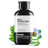 Raw Essentials Intimate Wash for Men 150 ml, Relieves Itchiness & Odour, Prevents Fungal Growth, Brightens Groin Area, pH Balanced, Sulphate Free, Paraben Free