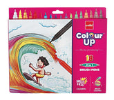 Cello BrushTip Pens Multicolor 18 Shades Set (Pack of 1)