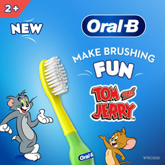 Check price of Oral B Kids Manual Toothbrush, Tom & Jerry, Extra Soft Bristles And Easy To Hold Handle (Age 2+) Pack Of 2, Multicolour in Sri Lanka | Arcade.lk