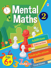Mental Maths - Mathematics Activity Book 2 for class 2+, Age 6+ Years - Addition - Subtraction - Multiplication - Mental Math for Kids - Math Activity Book for Children - Book from Maple Press - Shop in Sri Lanka at Arcade.lk