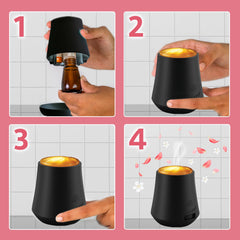 Air wick (Machine + Peony & Jasmine refill - 20 ml) Essential Mist Automatic Fragrance Mist Diffuser Kit | Natural Essential Oils Diffuser | Automatic Air Freshener