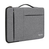 DYAZO Laptop Sleeve/Cover with Handle & Two Front Accessories Pockets Compatible for Apple, Dell, Lenovo, Asus, Hp, Samsung, Mi, MacBook and Other Notbooks (Grey)