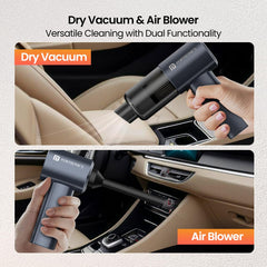 Portronics Mopcop Pro 2-in-1 Vacuum Cleaner & Air Blower, 10000Pa Powerful Suction, Handheld Cordless Design, Rechargeable Battery, Brushless DC Motor, Low Noise, for Car, Home, Appliances Cleaning