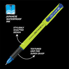 Classmate Octane Neon- Blue Gel Pens (Pack of 10)|Smooth Writing Pens|Water-Proof Ink for Smudge-Free writing|Attractive Neon Body Colours - Office Product from Classmate - Shop in Sri Lanka at Arcade.lk