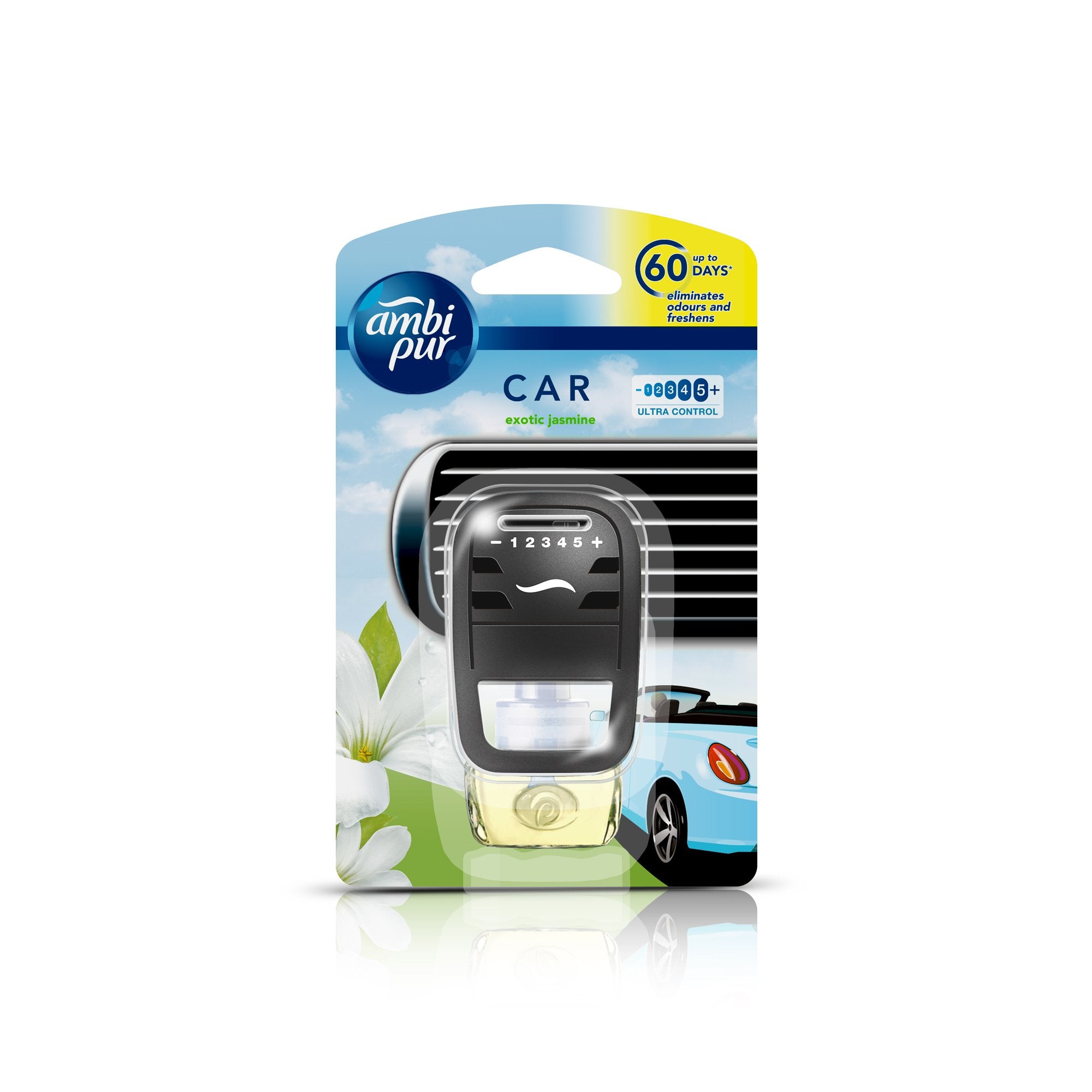 Ambi Pur Car Freshener –Jasmine - Starter Kit - Automotive Parts and Accessories from Procter & Gamble - Shop in Sri Lanka at Arcade.lk