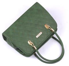 Keywest Women's Diamond Satchel Tote Handbag for Women | Ladies purse | Stylish Shoulder Bag | Gift For Woman | Green
