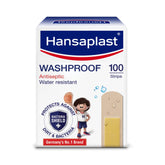 Hansaplast Antiseptic Washproof Bandage for injury & wounds | 100 Strips | First Aid | Water resistant | Provides Comfort to the Wound in Water | For Kids & Adults - Drugstore from Hansaplast - Shop in Sri Lanka at Arcade.lk
