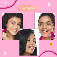 SUGAR POP Nourishing Lip Balm 05 Peach - 4.5 gms – Tinted Lip Moisturizer for Dry and Chapped Lips, Enriched with Castor Oil, Intense Hydration and UV protection - Beauty from SUGAR POP - Shop in Sri Lanka at Arcade.lk