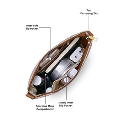 Mono Women's Emberlyn Textured Cross Body Sling Bag | Ladies Purse Handbag | Gift for Women