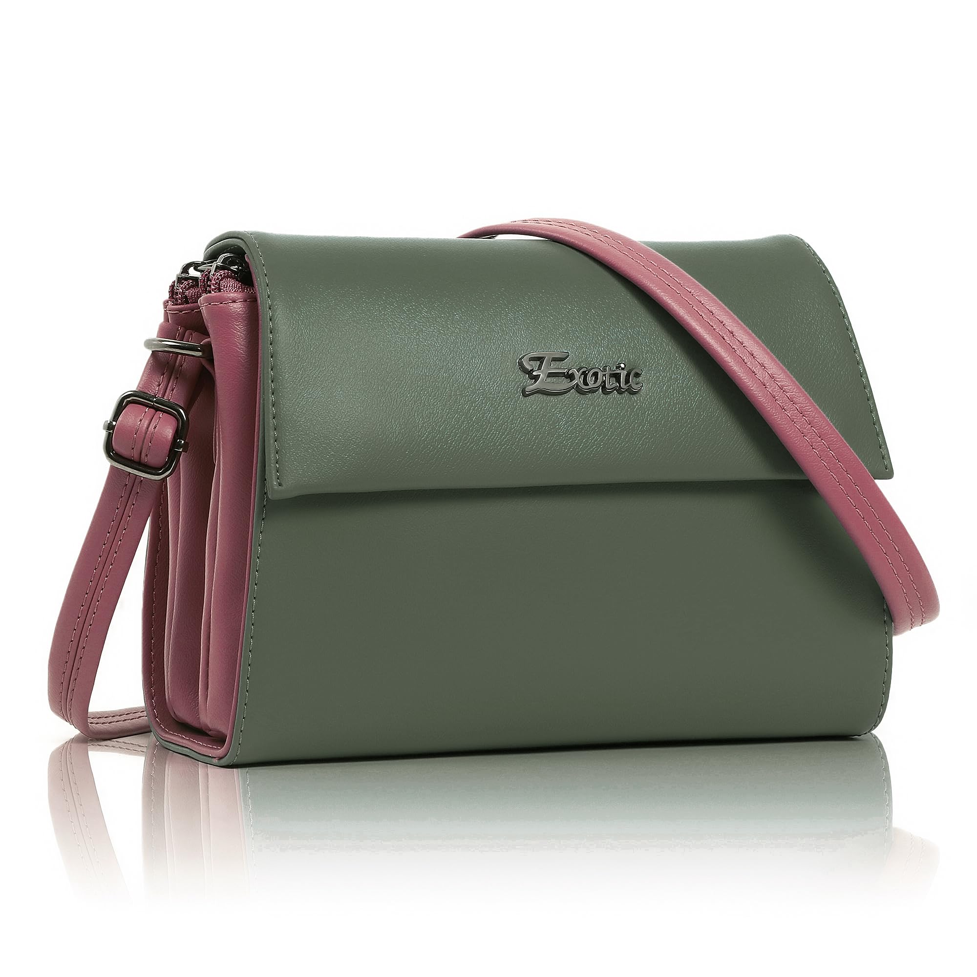 EXOTIC Womens Stylish And Durable Sling Bag (Sage Green) - Shoes from EXOTIC - Shop in Sri Lanka at Arcade.lk