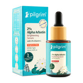 PILGRIM Korean 2% Alpha Arbutin & 3% Vitamin C Brightening Face Serum for glowing skin| Alpha arbutin face serum|All skin types | Men & Women| Korean Skin Care| Vegan & Cruelty-free | 30ml