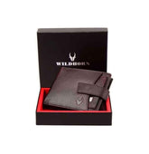 WildHorn Rfid Protected Leather Wallet For Men, Brown