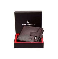 WildHorn Rfid Protected Leather Wallet For Men, Brown