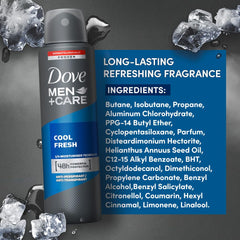 Dove Men + Care Antiperspirant Deodorant, Cool Fresh, 150ml - Beauty from Dove - Shop in Sri Lanka at Arcade.lk