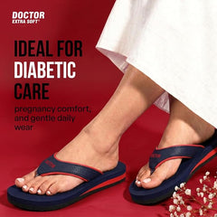 DOCTOR EXTRA SOFT Care Diabetic Orthopedic Pregnancy Flat Super Comfort Dr Flipflops and House Slippers For Women and Girs