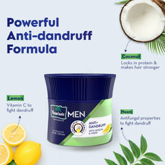 Parachute Hair Cream for Men, 100ml |Anti Dandruff |Hair Cream After Shower |Non Sticky Oil Replacement Hair Cream