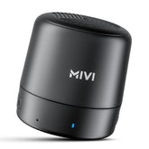 Mivi Play Bluetooth Speaker with 12 Hours Playtime. Wireless Speaker with Exceptional Sound Quality, Portable and Built in Mic-Black