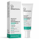 Dermatouch Salicylic Acid 2% Niacinamide 6% Anti-Acne Oil-Free Gel For Active Acne, Oil Balancing, Pore Tightening - 30G