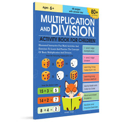 Multiplication and Division Activity Book For Children - 80+ Activities Inside - Book from Wonder House Books - Shop in Sri Lanka at Arcade.lk