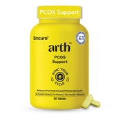 Arth PCOS Support Tablets for Women | With Berberine & Myo-Inositol:D-Chiro Inositol (40:1) | For Weight Management & Fertility | Combat Acne & Facial, Glucose Levels | 60 Veg Tablets