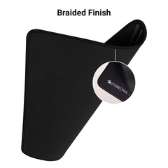 ZEBRONICS MSP-X2 Mouse Pad, Smooth Micro Fiber Cloth with Stitched Edges, 260 x 210 x 2 mm, Anti Slip Rubber Base, for Gaming, Home and Office | for All Mouse Sensors