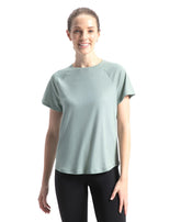 Jockey MW73 Women's Microfiber Fabric Polyester Relaxed Fit Half Sleeve Active Wear T-Shirt with Stay Fresh Treatment