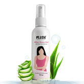 Plush All Natural After Shave Lotion for Women with Aloe Vera | 100% Vegan, Sulphates & Parabens Free | Hydrating and Moisturising For Normal-Sensitive Skin - 100 GMS | Soften's Skin Post Shaving