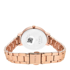 TIMEX Women Stainless Steel Analog Gold Dial Watch-Twhl41Smu05, Band Color-Rose Gold - Watch from TIMEX - Shop in Sri Lanka at Arcade.lk