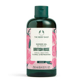 The Body Shop British Rose Shower Gel | Softens & Cleanses | Floral Scent With Rose & Aloe Vera | For All Skin Types | Soap-Free Formula | 250ml