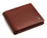 WildHorn Olive Leather Men's Wallet (WH2050) (Brown)