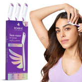 Check price of Bombae Reusable Face Razor For Women Facial Hair - 3 | Instant Glow & Painless Hair Removal in Sri Lanka | Arcade.lk