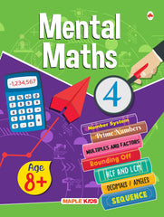 Mental Maths 4 - Mathematics Activity Book for class 4+ (Age 8+ Years) - Book from Maple Press - Shop in Sri Lanka at Arcade.lk