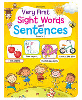 Very First Sight Words Sentences Level - 1 Book for Kids Age 4 -8 years