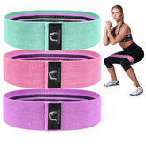 Bodylastics Resistance Hip Loop Bands for Legs, Butt, Thighs & Glutes Exercises, Anti-Slip Fabric Workout Bands for Men/Women ,