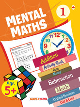 Mental Maths - Mathematics Activity Book 1 for class 1+, Age 5+ Years - Counting - Addition - Subtraction - Mental Math for Kids - Math Activity Book for Children - Book from Maple Press - Shop in Sri Lanka at Arcade.lk