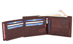 WildHorn RFID Protected Top Grain Leather Wallet for Men