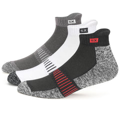 Check price of Supersox Ankle Socks for Men & Women (Unisex) - Pack of 3, Free Size (Black, White, Grey Melange) in Sri Lanka | Arcade.lk