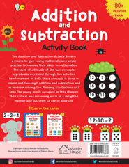 Addition and Subtraction Activity Book For Children - 80+ Activities Inside - Book from Wonder House Books - Shop in Sri Lanka at Arcade.lk