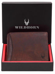 WildHorn RFID Protected Top Grain Leather Wallet for Men
