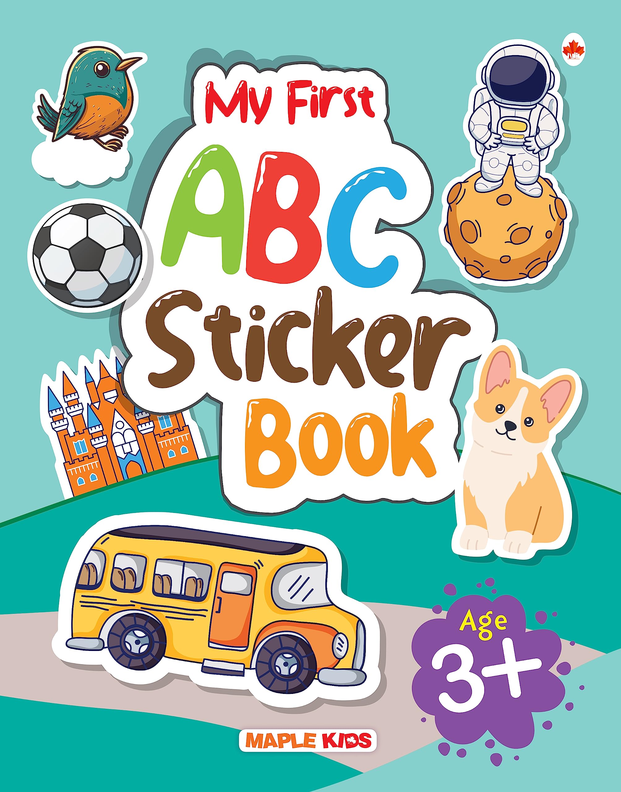 My First Sticker Book - ABC Alphabet - Activity Book for Kids with 100+ stickers - Age 3+ - Book from Maple Press - Shop in Sri Lanka at Arcade.lk