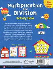 Multiplication and Division Activity Book For Children - 80+ Activities Inside - Book from Wonder House Books - Shop in Sri Lanka at Arcade.lk