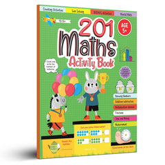 201 Maths Activity Book: Fun Activities and Practice Sheets | Learn Counting, Addition & Subtraction | Ages 4–7 | 3 Hours of Interactive Learning