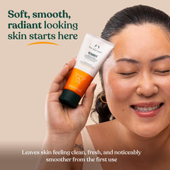 The Body Shop Vitamin C Daily Glow Cleansing Polish, 100 ML - For Dull, Tired Skin| Removes Dead Skin Cells| Radiance Revealing