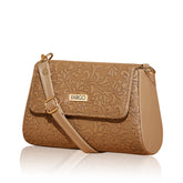 Fargo PU Women's Cross-Body Sling Bag (Beige) - Shoes from Fargo - Shop in Sri Lanka at Arcade.lk
