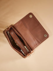 Fargo PU Women's Cross-Body Sling Bag (Tan) - Shoes from Fargo - Shop in Sri Lanka at Arcade.lk