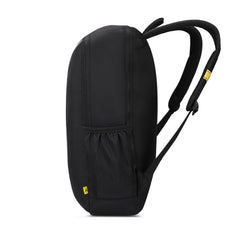 Aristocrat Nova 15L Laptop Backpack for Men & Women with Bottle Pocket | Padded Shoulder Straps, Multi Compartments | Travel & College Bag | Dark Black