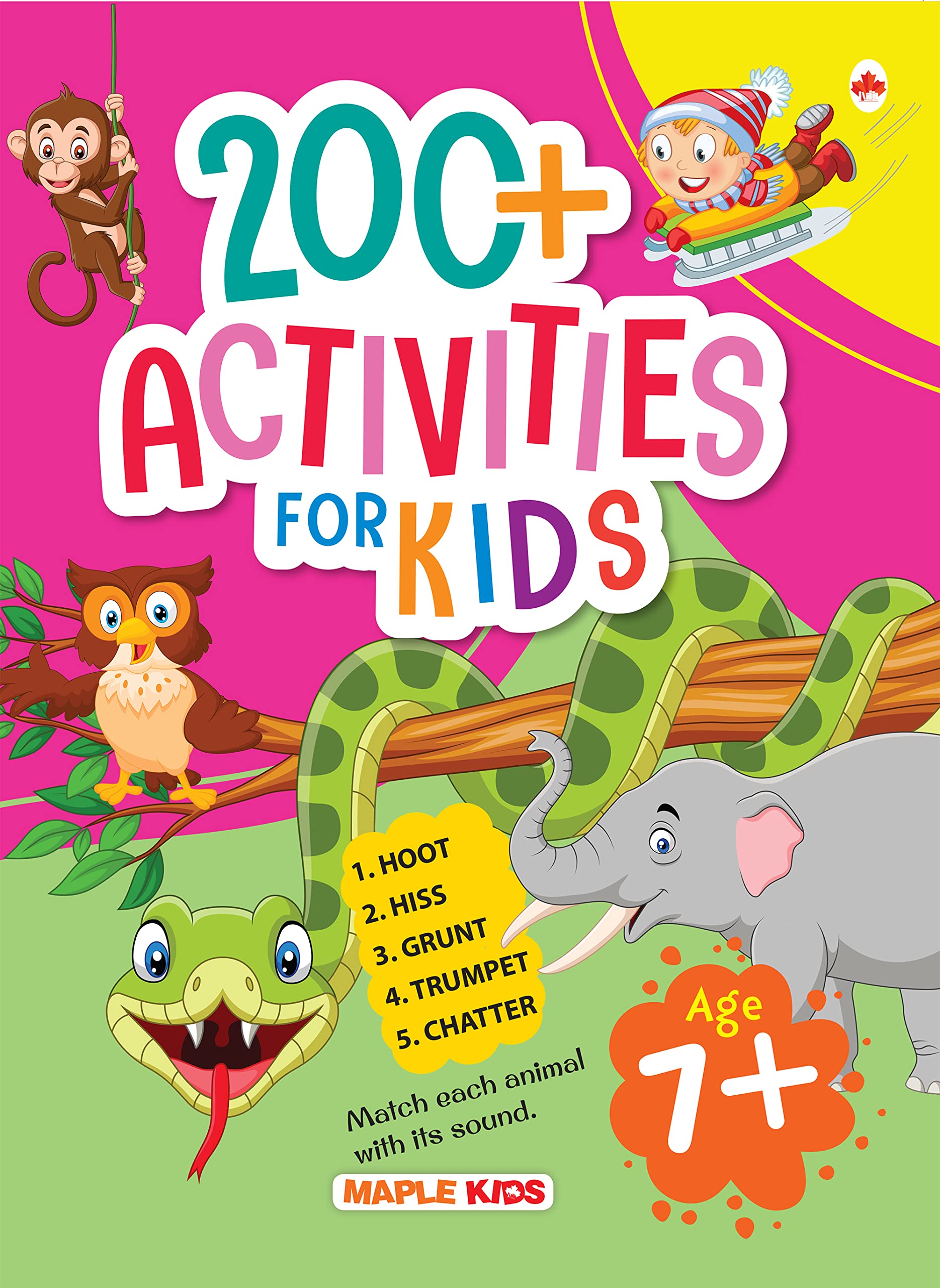 Brain Activity Book for Kids - 200+ Brain Boosting Activities for Age 7+ - Kids Activity Book - Early Learning - Activities for Children - Maths, English, Mazes, Spot the Differences, Word Search - Book from Maple Press - Shop in Sri Lanka at Arcade.lk