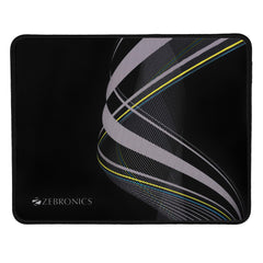 ZEBRONICS MSP-X2 Mouse Pad, Smooth Micro Fiber Cloth with Stitched Edges, 260 x 210 x 2 mm, Anti Slip Rubber Base, for Gaming, Home and Office | for All Mouse Sensors