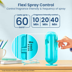 Godrej aer Matic Automatic Room Fresheners Refill Pack | Cool Surf Blue | 2000 Sprays Guaranteed | Lasts up to 60 days (210ml)