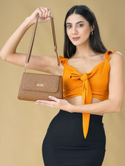Fargo PU Women's Cross-Body Sling Bag (Beige) - Shoes from Fargo - Shop in Sri Lanka at Arcade.lk